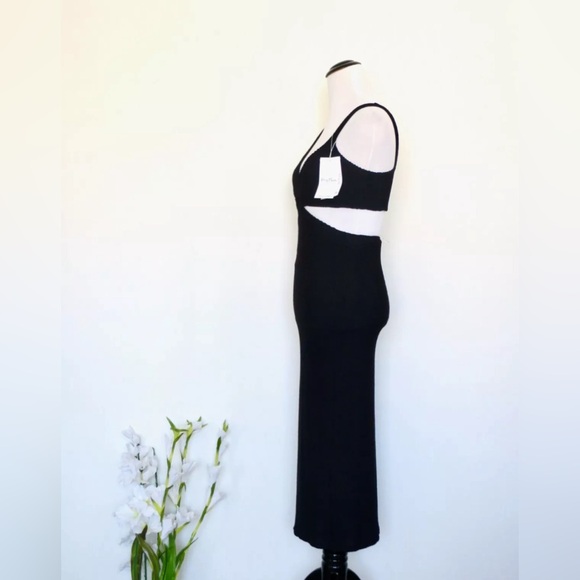 NEW! Kenny Flowers The Lava Lava Stretchy Island Dress Black SZ XS, S - Picture 5 of 8